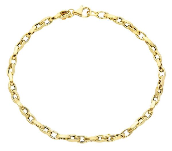 Imagen de Pulsera malla Rolo oro amarillo 18k | 19 cm