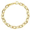 Imagen de Pulsera malla Rolo oro amarillo 18k | 19 cm
