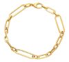 Imagen de Pulsera malla Rolo oro amarillo 18k | 19 cm