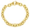 Imagen de Pulsera malla Rolo oro amarillo 18k | 19 cm