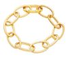Imagen de Pulsera malla Rolo oro amarillo 18k | 20 cm