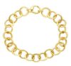 Imagen de Pulsera malla Rolò oro amarillo 18k | 19 cm