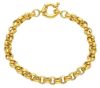 Immagine di Bracciale Jaseron uomo donna oro giallo 18k | 20 cm 