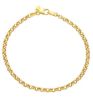 Immagine di Bracciale Rolò uomo donna oro giallo 9k | 21 cm 