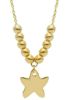 Imagen de Collar Estrella oro amarillo macizo 18k | 40+2 cm 