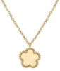 Imagen de Gargantilla Flor oro amarillo macizo 18k | 40+3 cm 