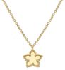 Picture of Flower Necklace | Solid 18k yellow gold | 40+3 cm