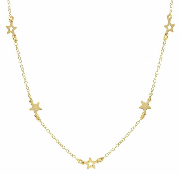 Immagine di Girocollo Stelle oro giallo 9k | 40+5 cm 