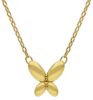 Imagen de Collar Mariposa oro amarillo macizo 18k | 43 cm 