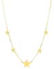 Imagen de Gargantilla Estrellas oro amarillo 9k | 44 cm 