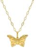Immagine di Girocollo Farfalla oro giallo 18k | 45 cm 