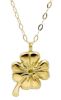 Picture of Four-leaf Clover Necklace | 18k yellow gold | 45 cm