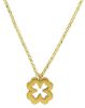 Picture of Four-leaf Clover Necklace | Solid 18k yellow gold | 45 cm