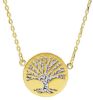 Imagen de Gargantilla Árbol de la Vida oro bicolor 9k | 45 cm