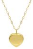 Immagine di Girocollo Cuore oro giallo 18k | 45 cm 