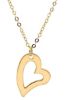 Immagine di Girocollo Cuore oro giallo 18k | 42 cm