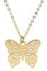 Immagine di Girocollo Farfalla oro giallo 18k | 42 cm