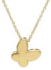 Picture of Butterfly Necklace | Solid 18k yellow gold | 42 cm