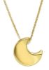 Picture of Moon Necklace | 9k yellow gold | 42 cm
