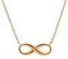 Immagine di Girocollo simbolo Infinito oro giallo 18k | 42+2 cm