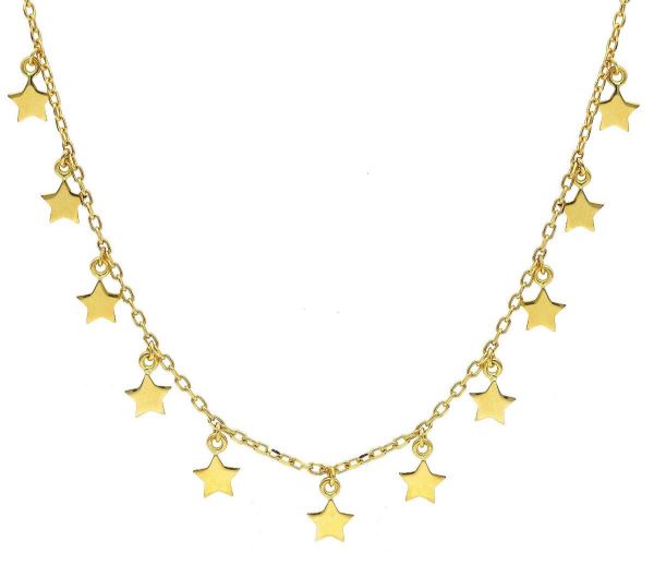Imagen de Collar 11 Estrellas oro amarillo 18k | 42 cm 