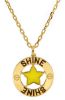 Imagen de Collar Estrella oro amarillo 18k esmalte | 40+2 cm 