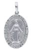 Picture of Miraculous Medal diamond Necklace | 18k white gold | 42 cm