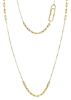 Imagen de Collar largo para mujer oro amarillo 18k | 100 cm 