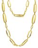 Picture of 18k yellow gold women's long Necklace | 70 cm