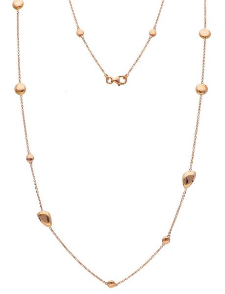 Imagen de Collar largo para mujer oro rosa 18k | 70 cm 