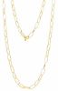 Imagen de Collar largo para mujer oro amarillo 18k | 80 cm 