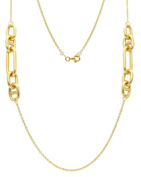 Immagine di Collana lunga da donna oro giallo 18k | 80 cm 