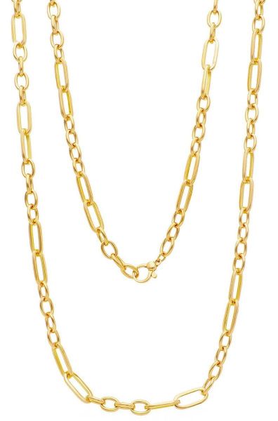 Imagen de Collar largo oro amarillo 18k | 80 cm 
