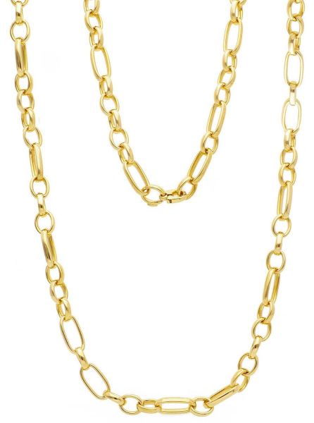 Imagen de Collar largo oro amarillo 18k | 80 cm 