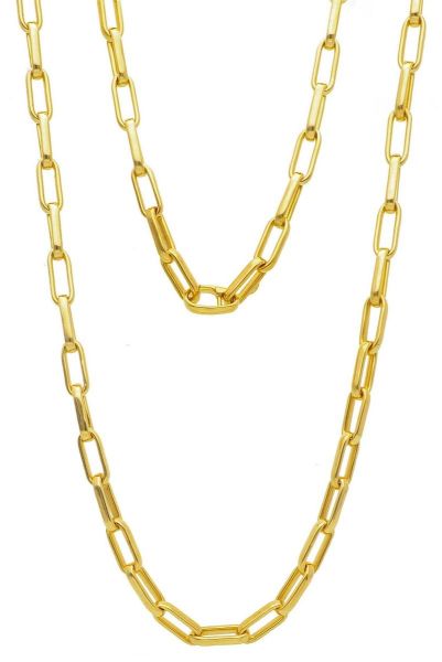 Imagen de Collar largo oro amarillo 18k | 80 cm 