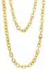 Imagen de Collar largo oro amarillo 18k | 80 cm 
