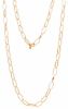 Imagen de Collar largo para mujer oro rosa 18k | 80 cm 