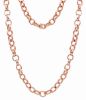 Picture of 18k rose gold long Necklace | 80 cm