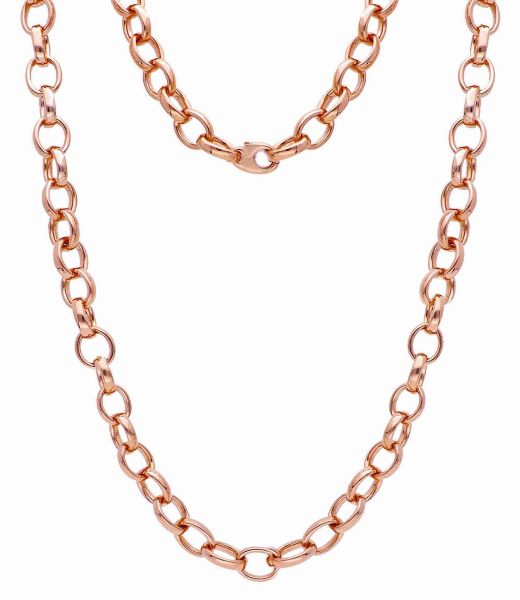 Picture of 18k rose gold long Necklace | 80 cm
