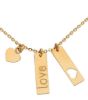 Imagen de Chocker Corazón "Love" oro amarillo 18k | 42 cm 