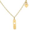 Immagine di Chocker Cuori Amore "I Love You" oro giallo 18k | 42 cm 
