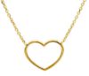 Picture of Heart women's Chocker | 18k yellow gold | 42 cm