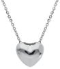 Imagen de Chocker Corazón oro blanco 18k | 42 cm 