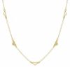 Immagine di Chocker Cuori oro giallo 9k | 40+5 cm 