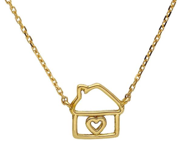 Immagine di Chocker Casa a filo oro giallo 18k | 40 cm