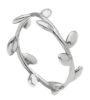 Picture of Solid 18k white gold Branch narrow band Ring