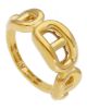 Picture of 18k yellow gold Anchor link Ring