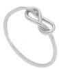 Picture of 18k white gold double knot Ring