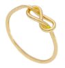 Immagine di Anello uomo donna nodo doppio oro giallo 18k