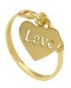 Imagen de Anillo Corazón "Love" oro amarillo macizo 18k